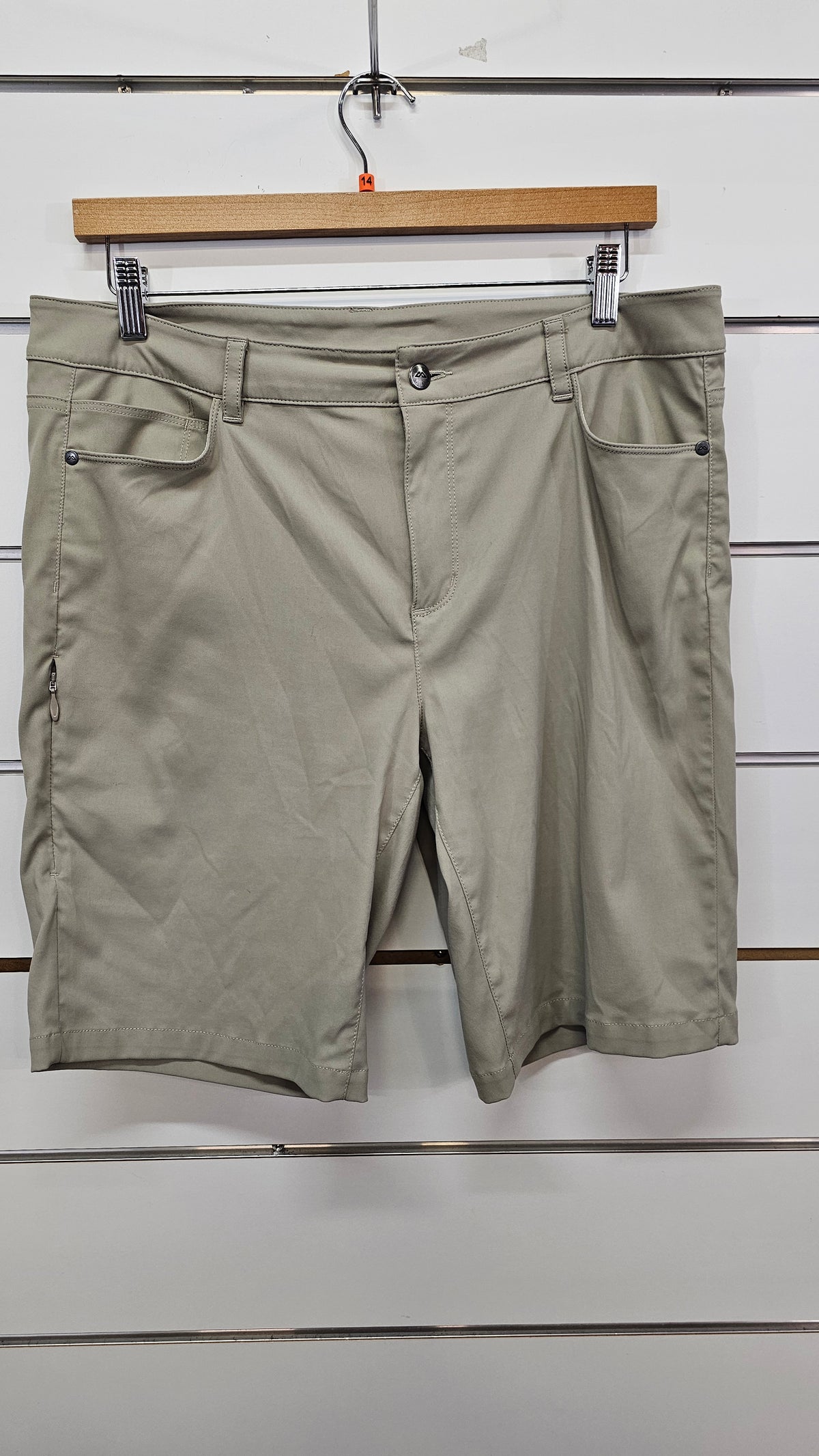 Katmandu Cream Nylon Long Shorts - 14