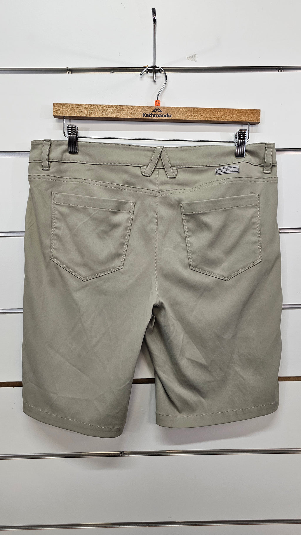Katmandu Cream Nylon Long Shorts - 14