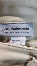 Katmandu Cream Nylon Long Shorts - 14