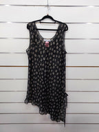 Primadonna Black Floral Sleeveless Tunic - 20