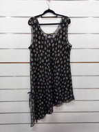 Primadonna Black Floral Sleeveless Tunic - 20