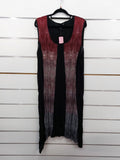 Taking Shape Black/Burgundy Dress - 20