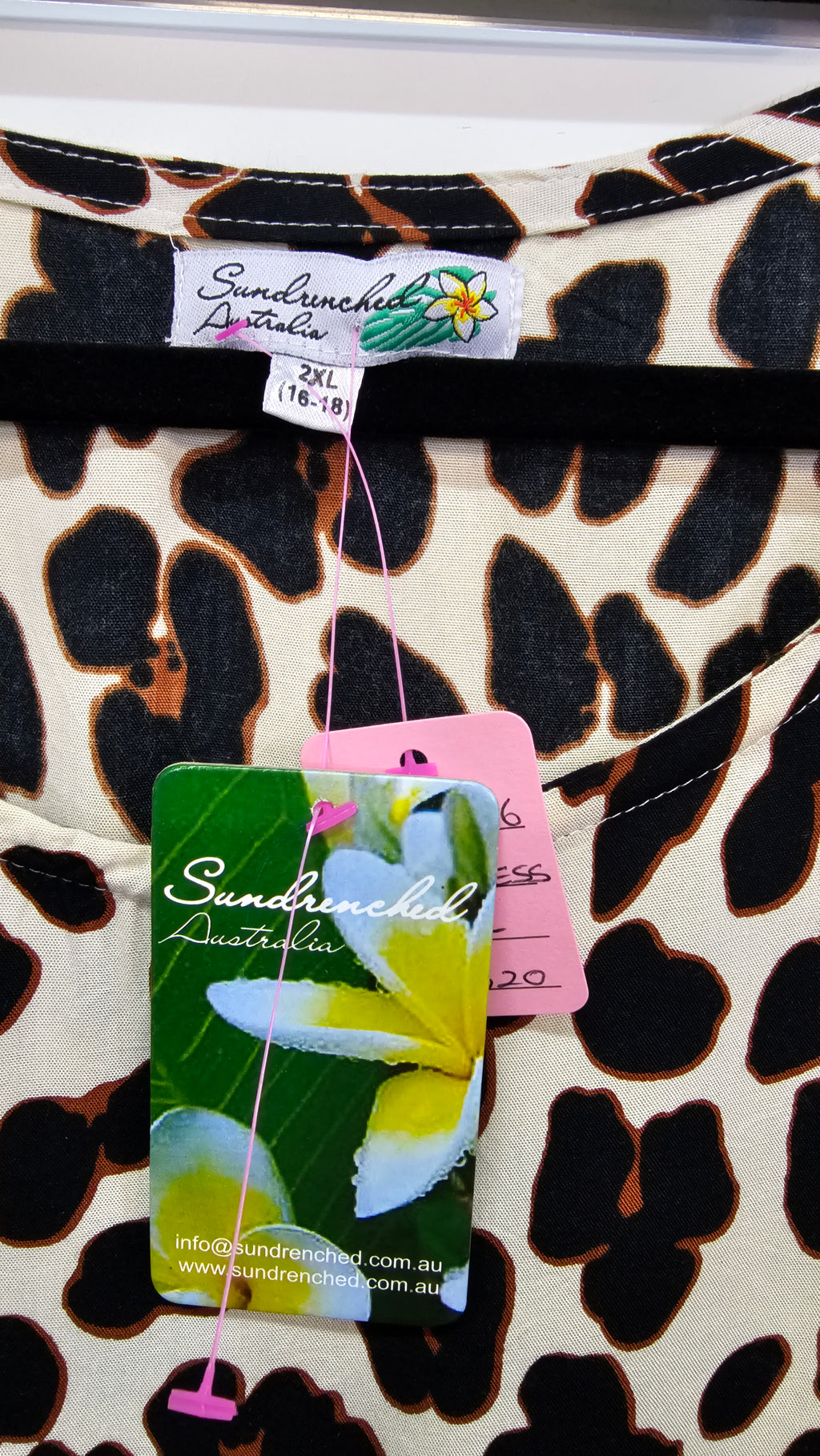 Sundrenched Australia Animal Print Dress - 2XL