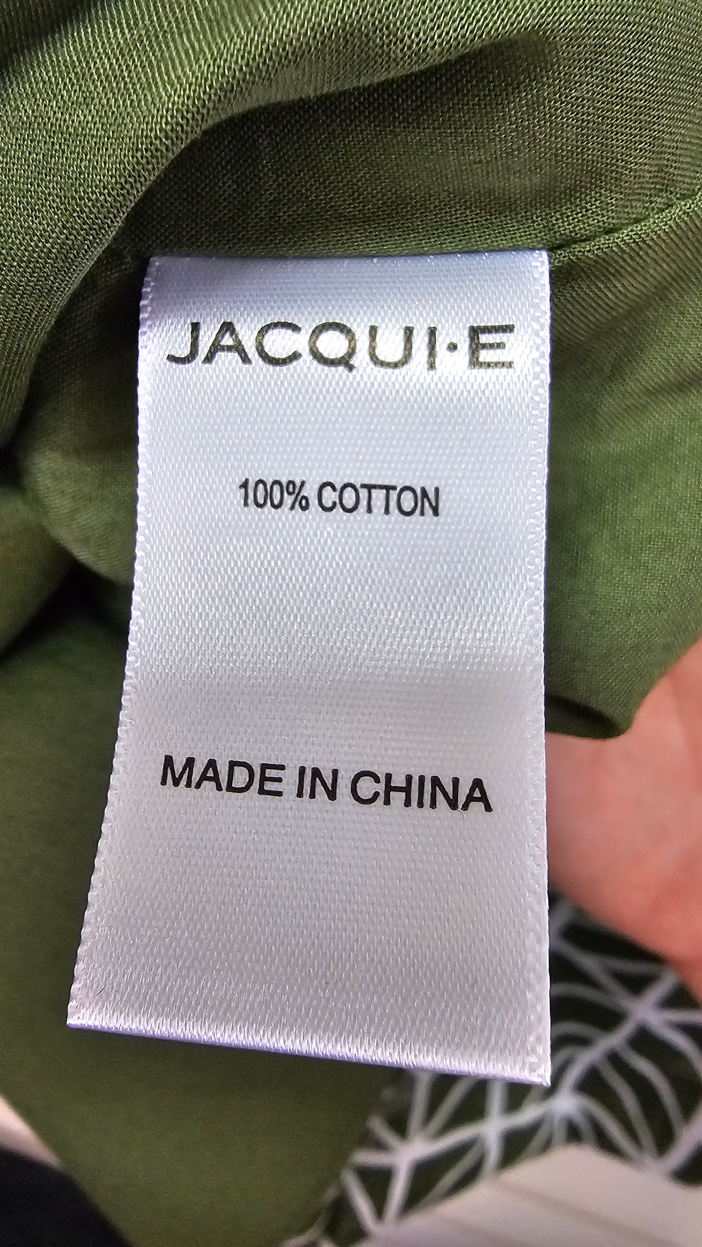 Jacqui E Curve Green/White Cotton Blouse - 22+