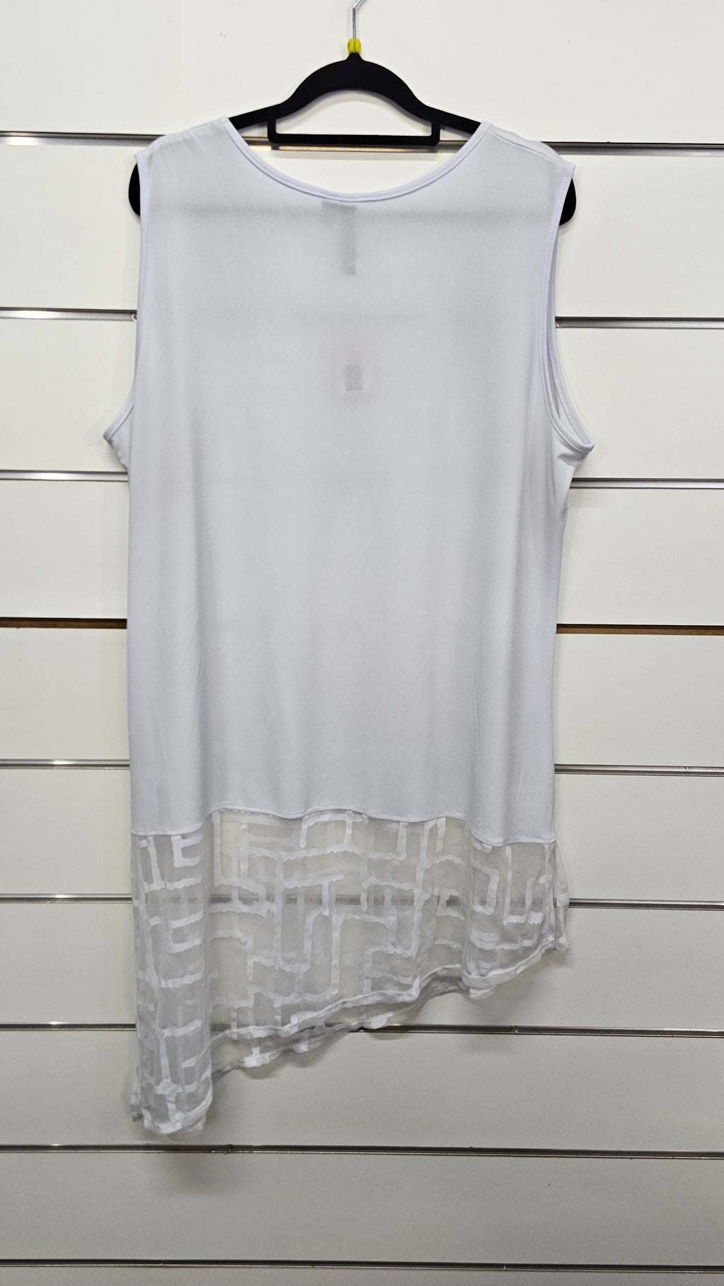 Taking Shape White Sleeveless Tunic - S/16
