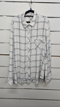 Spirit White/Navy Plaid Shirt - 18