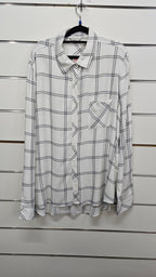Spirit White/Navy Plaid Shirt - 18