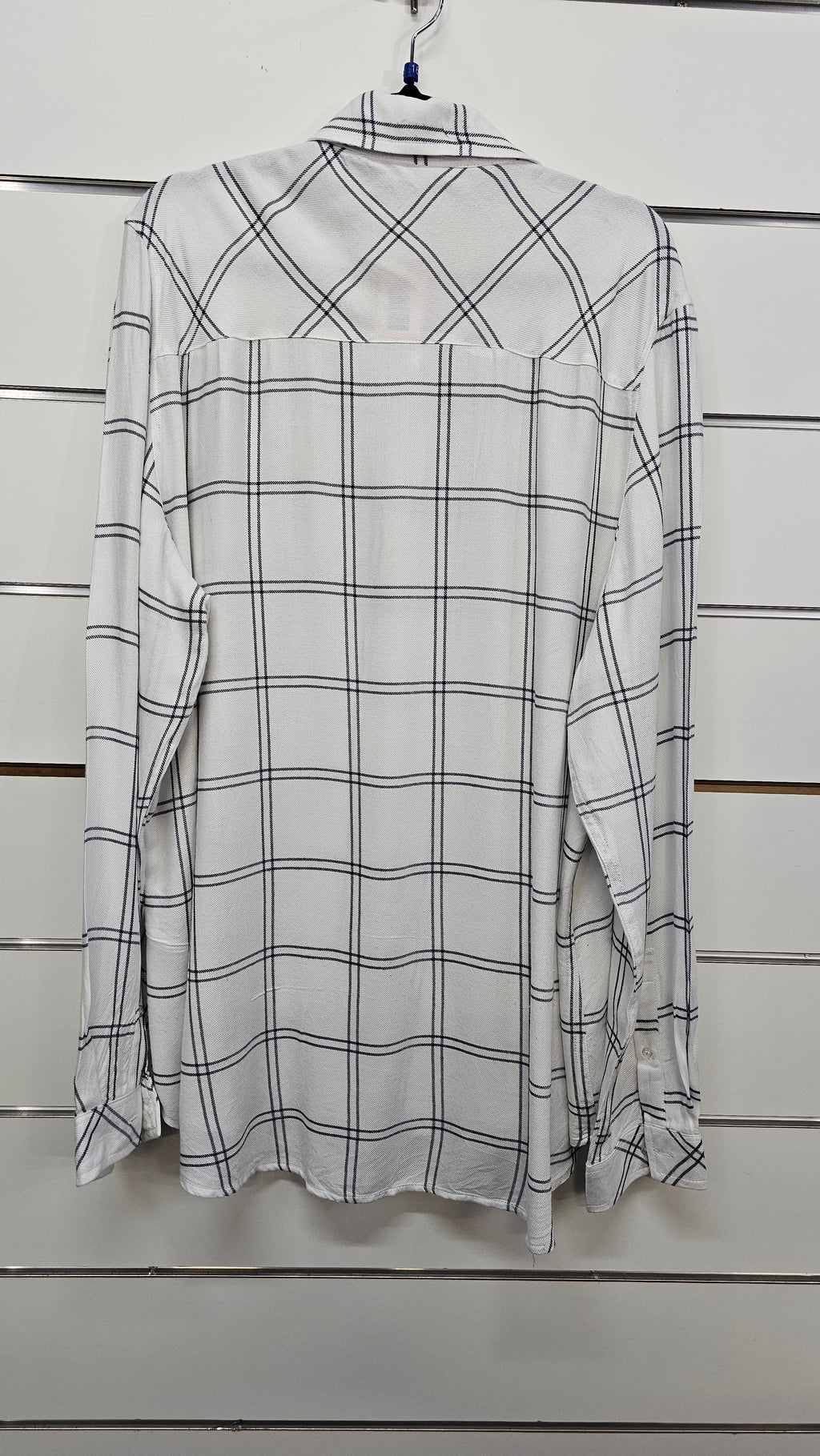 Spirit White/Navy Plaid Shirt - 18