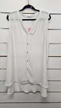 Alexia Black/White Sleeveless Tunic - 18