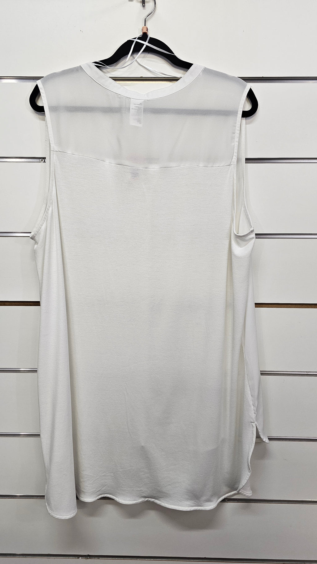 Alexia Black/White Sleeveless Tunic - 18