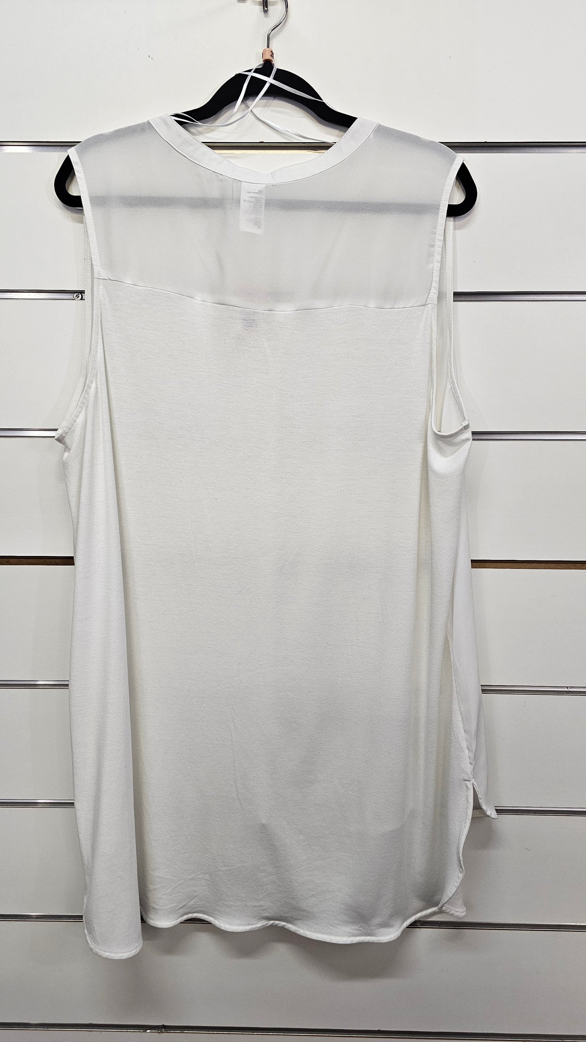 Alexia Black/White Sleeveless Tunic - 18
