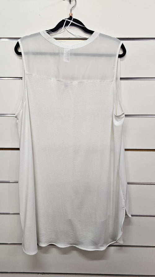 Alexia Black/White Sleeveless Tunic - 18