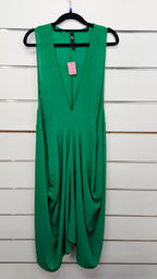 Taking Shape Green Chiffon Overlay Dress - 18