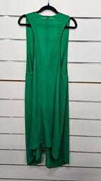 Taking Shape Green Chiffon Overlay Dress - 18