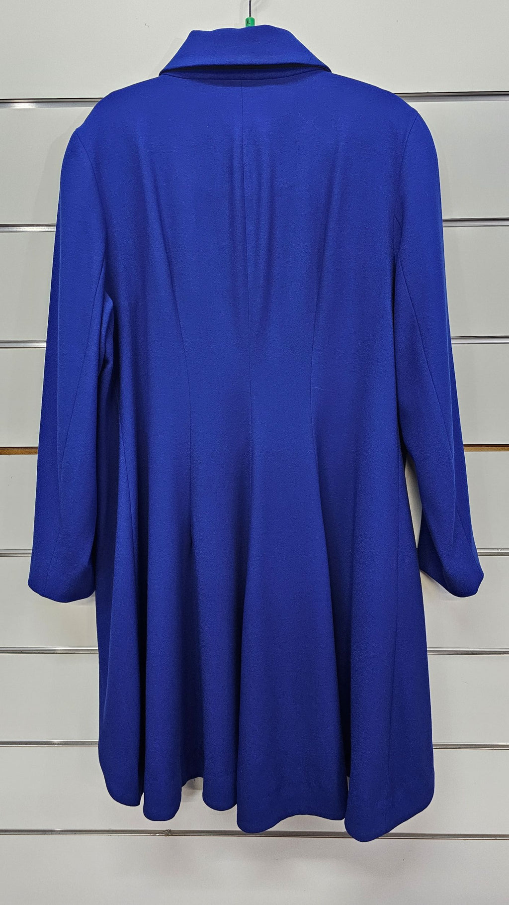 Annah Stretton Blue Cropped Front Long Back Jacket - XL