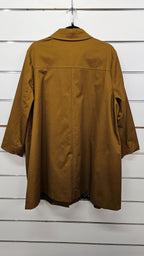 Capture Mustard Coat with Navy White Lining - 22