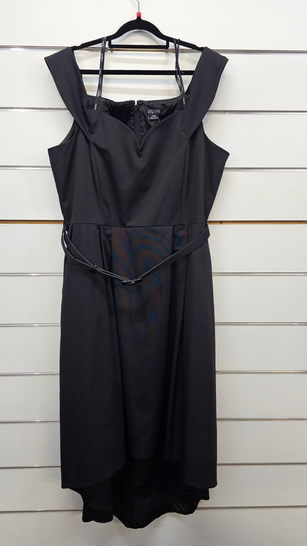 City Chic Black Evening Dress - L/20W
