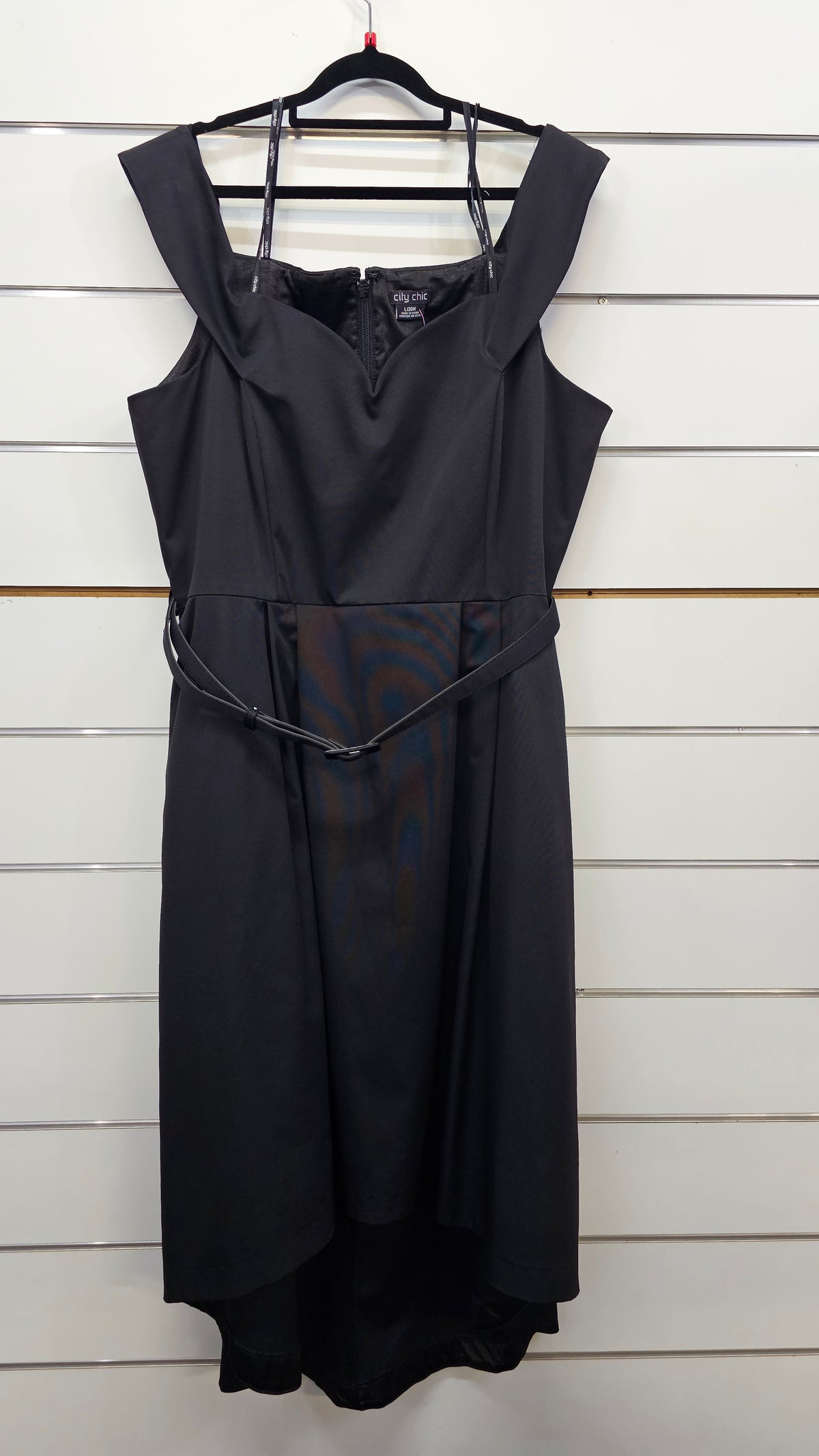 City Chic Black Evening Dress - L/20W
