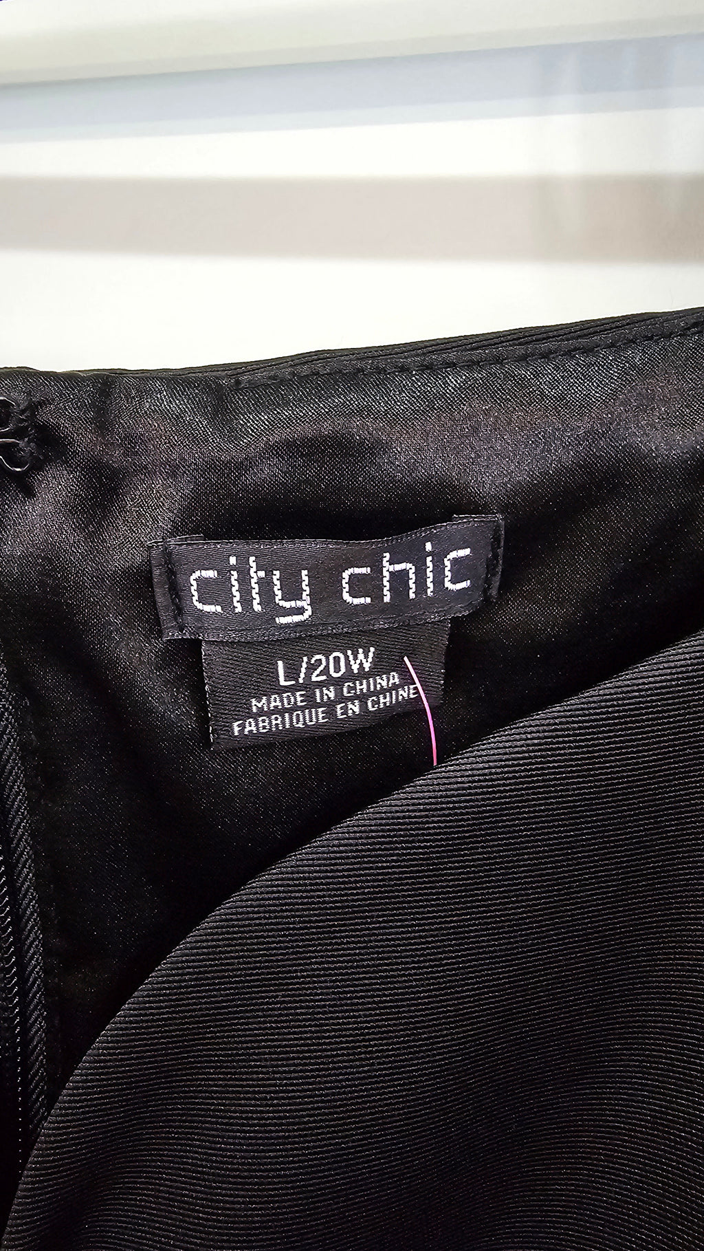City Chic Black Evening Dress - L/20W