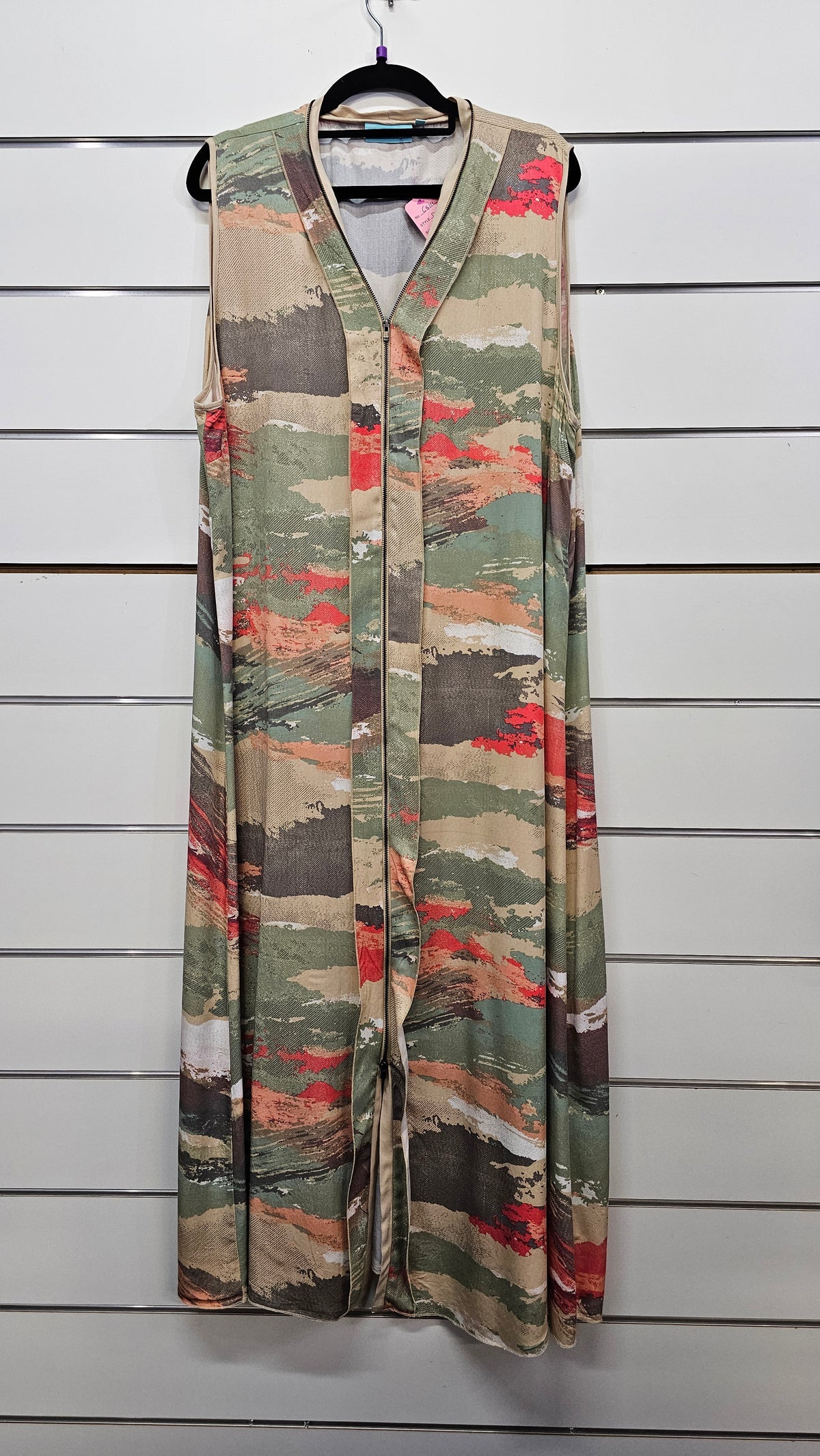 Blue Illusion Multi Colour Maxi Dress - 3XL