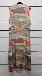 Blue Illusion Multi Colour Maxi Dress - 3XL