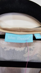 Blue Illusion Multi Colour Maxi Dress - 3XL