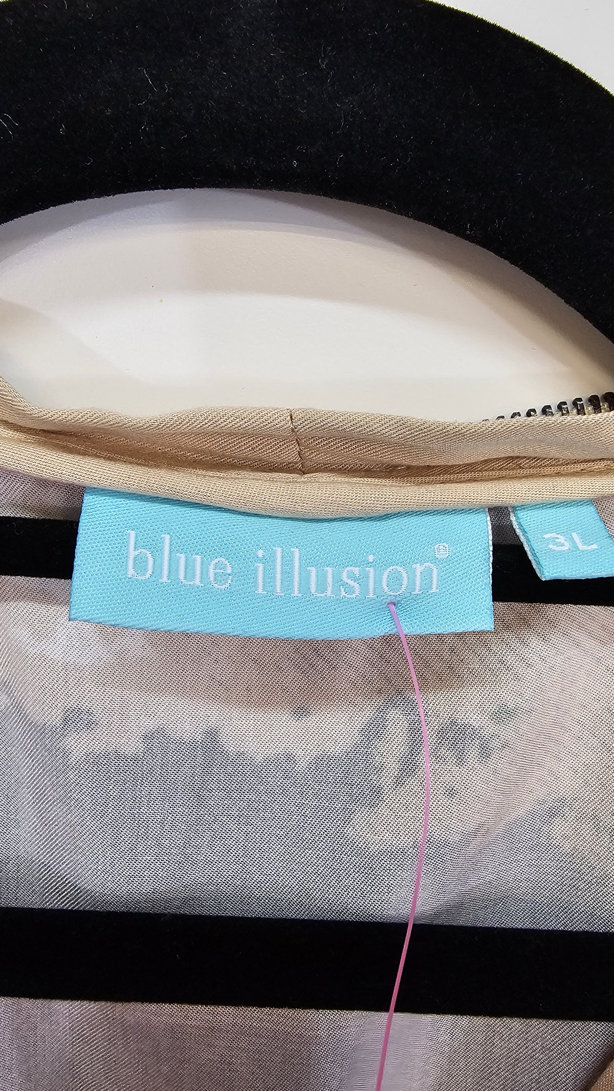 Blue Illusion Multi Colour Maxi Dress - 3XL