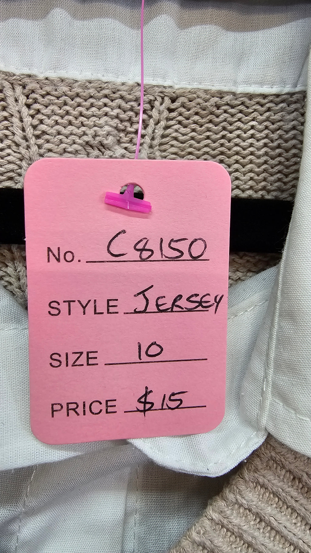 Just Jeans White/Cream Layered Jersey Top with Shirt Inserts - 10