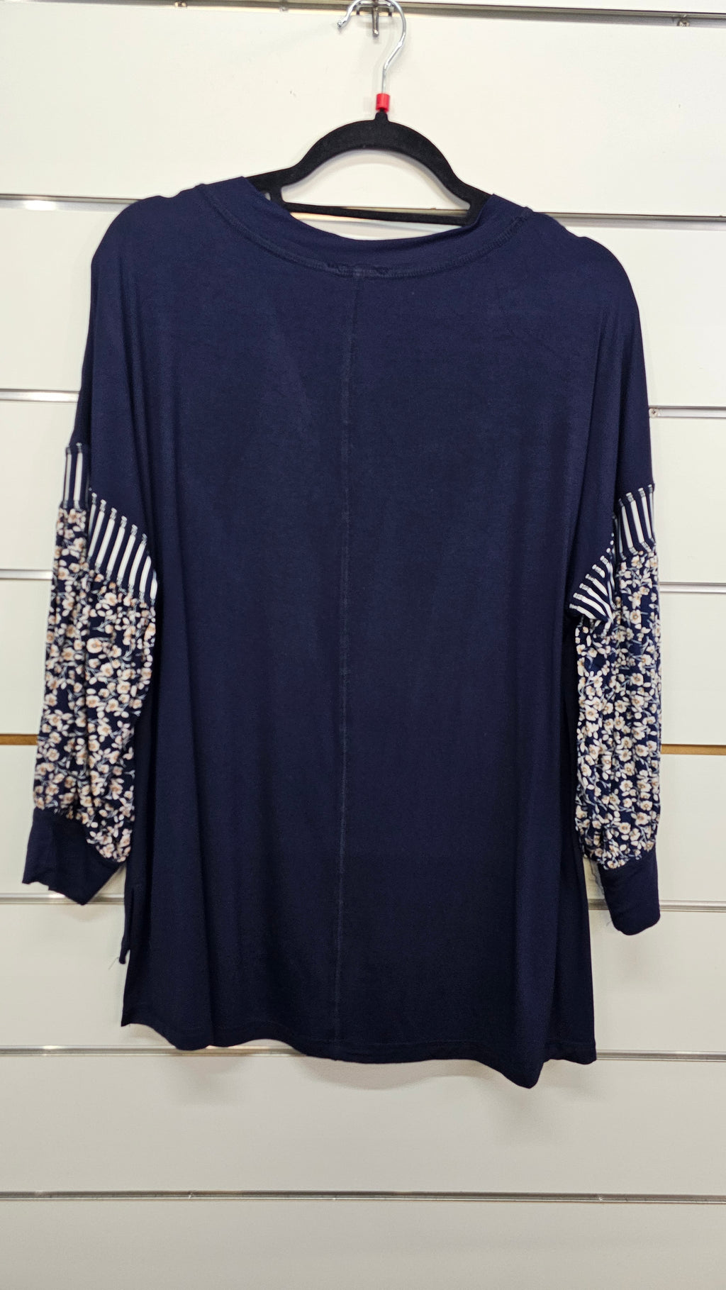 Memo Nacy Floral V-Neck Blouse L