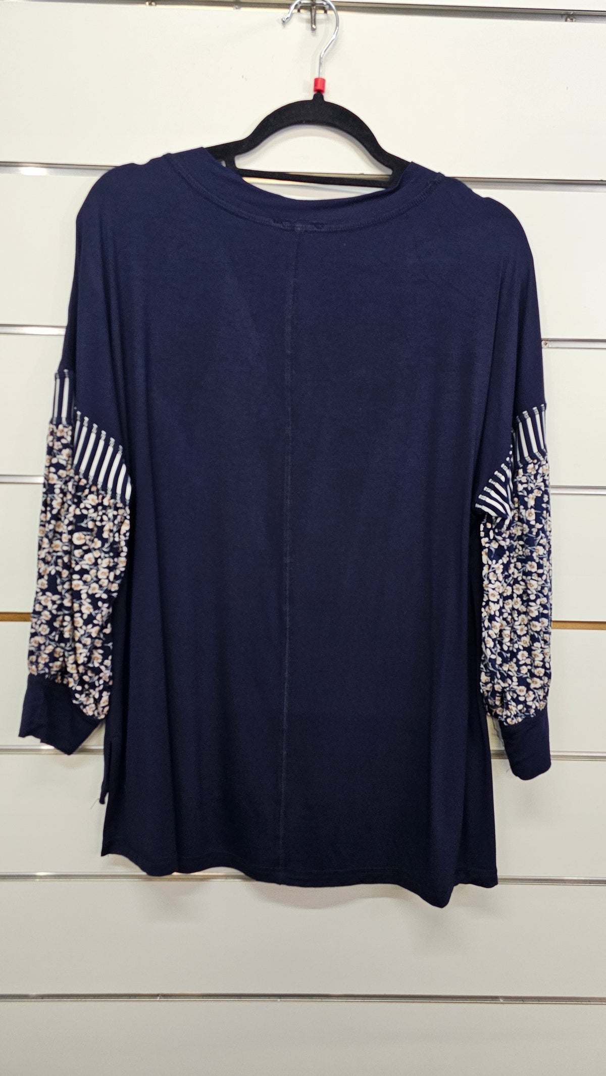Memo Nacy Floral V-Neck Blouse L