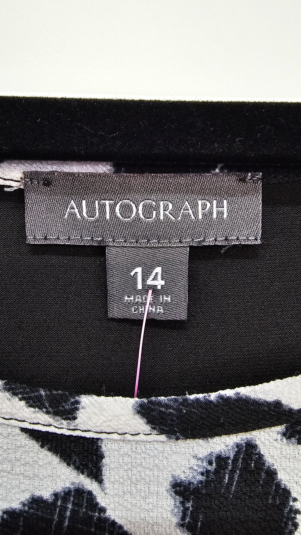 Autograph Black White Blouse 14
