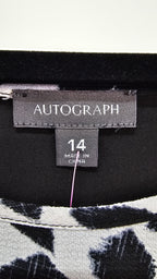 Autograph Black White Blouse 14