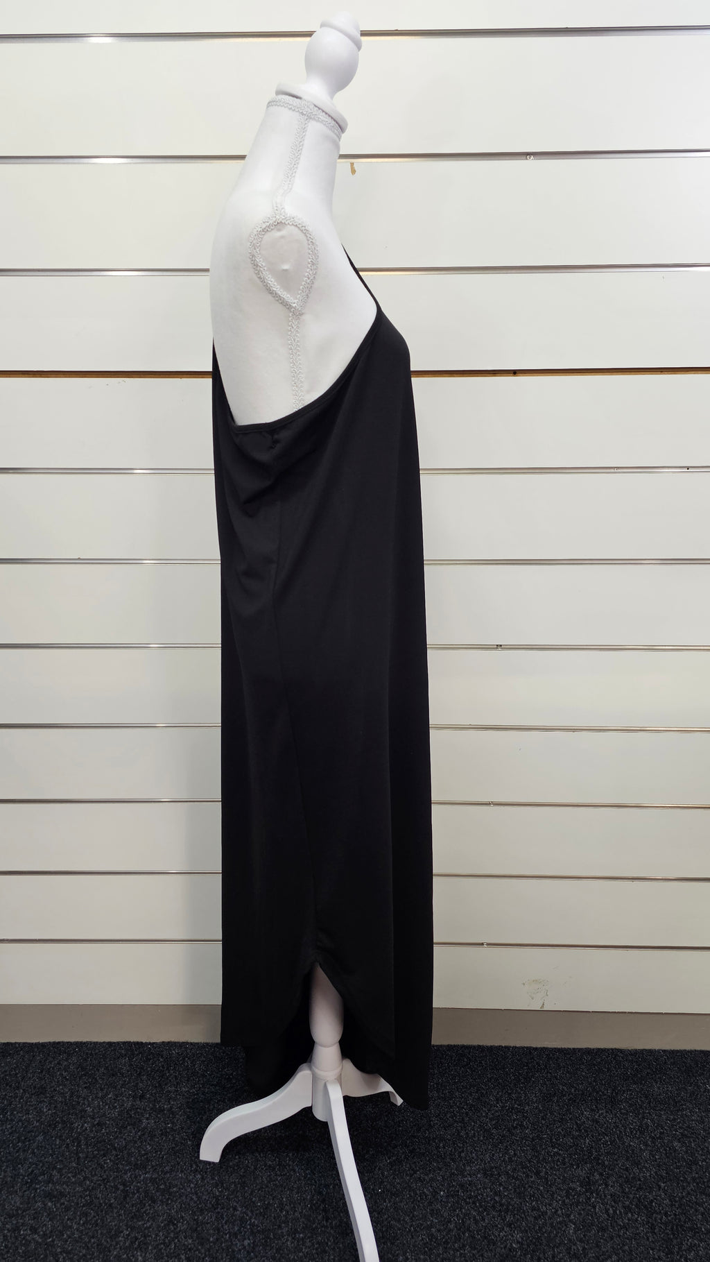 City Chic Black One Shoulder Dress - M