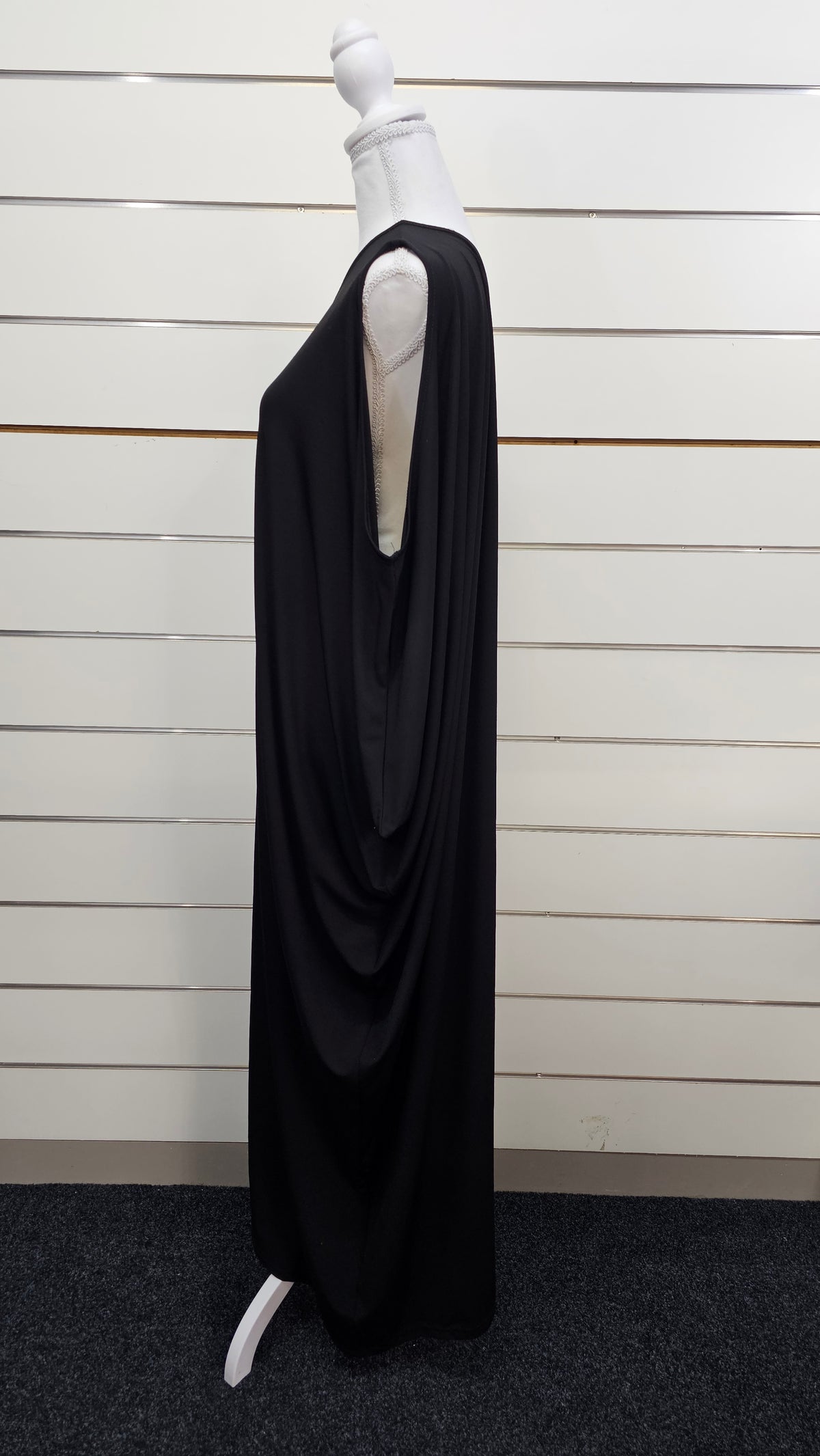 City Chic Black One Shoulder Dress - M