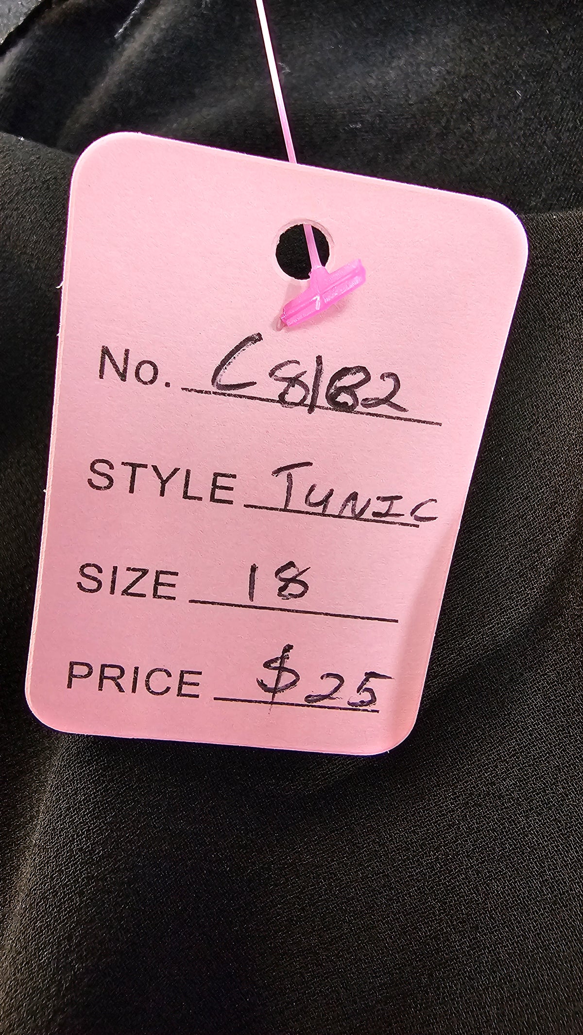 Wild Child Black Sleeveless Chiffon-Lined Tunic - 18
