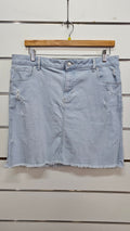 Anko Light-Wash Denim Mini Skirt - 16