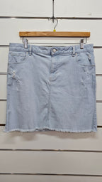 Anko Light-Wash Denim Mini Skirt - 16