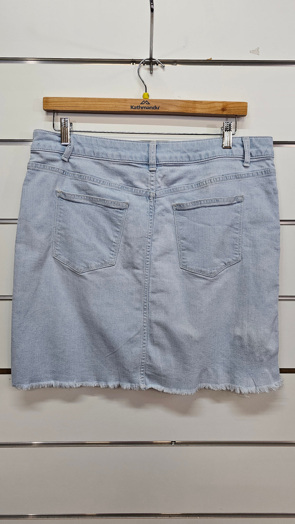Anko Light-Wash Denim Mini Skirt - 16