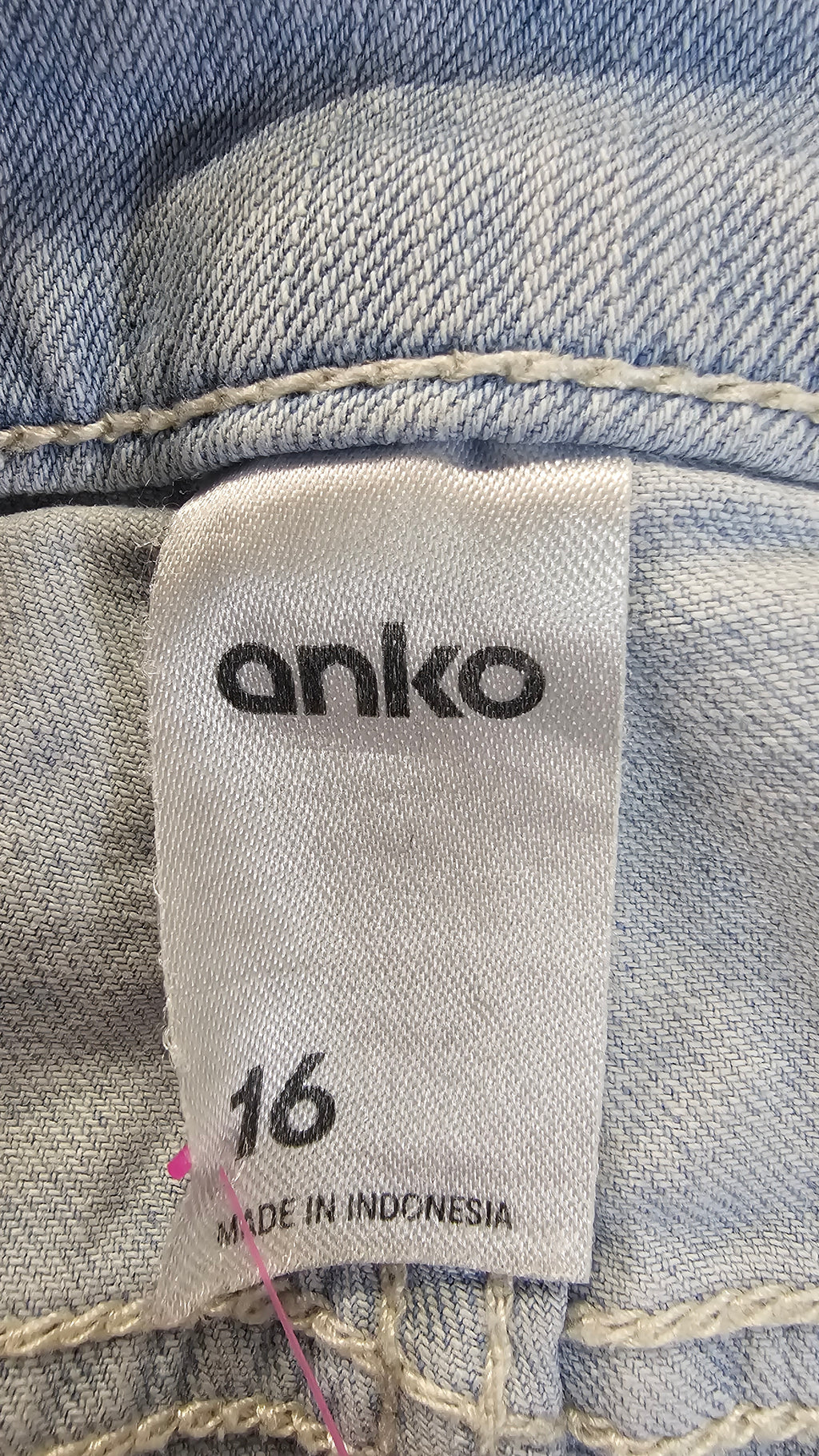 Anko Light-Wash Denim Mini Skirt - 16