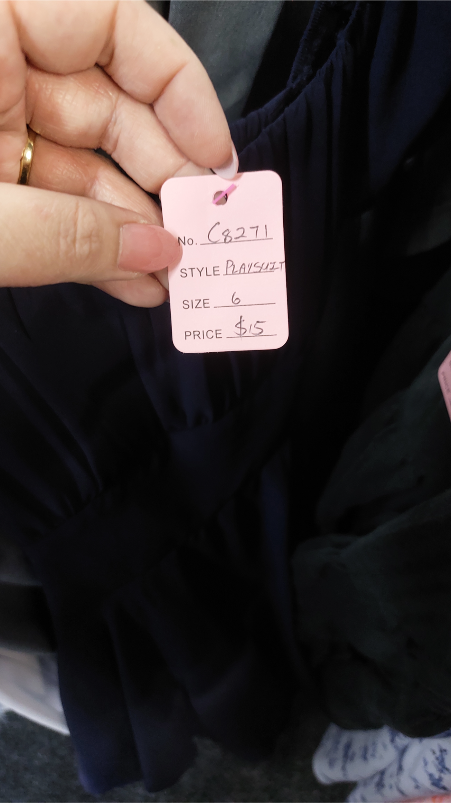 Dotti Navy Layered Chiffon Puff-Sleeve Playsuit - 6
