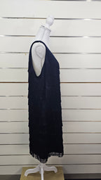 Together Navy Sleeveless French Mini Dress - 16