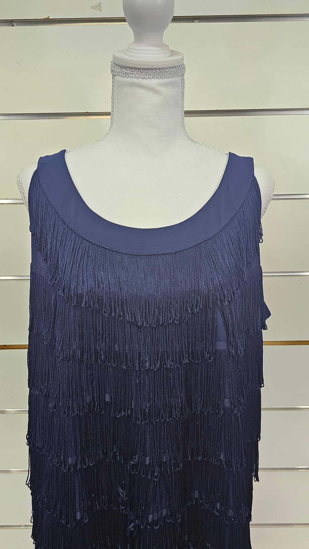 Together Navy Sleeveless French Mini Dress - 16