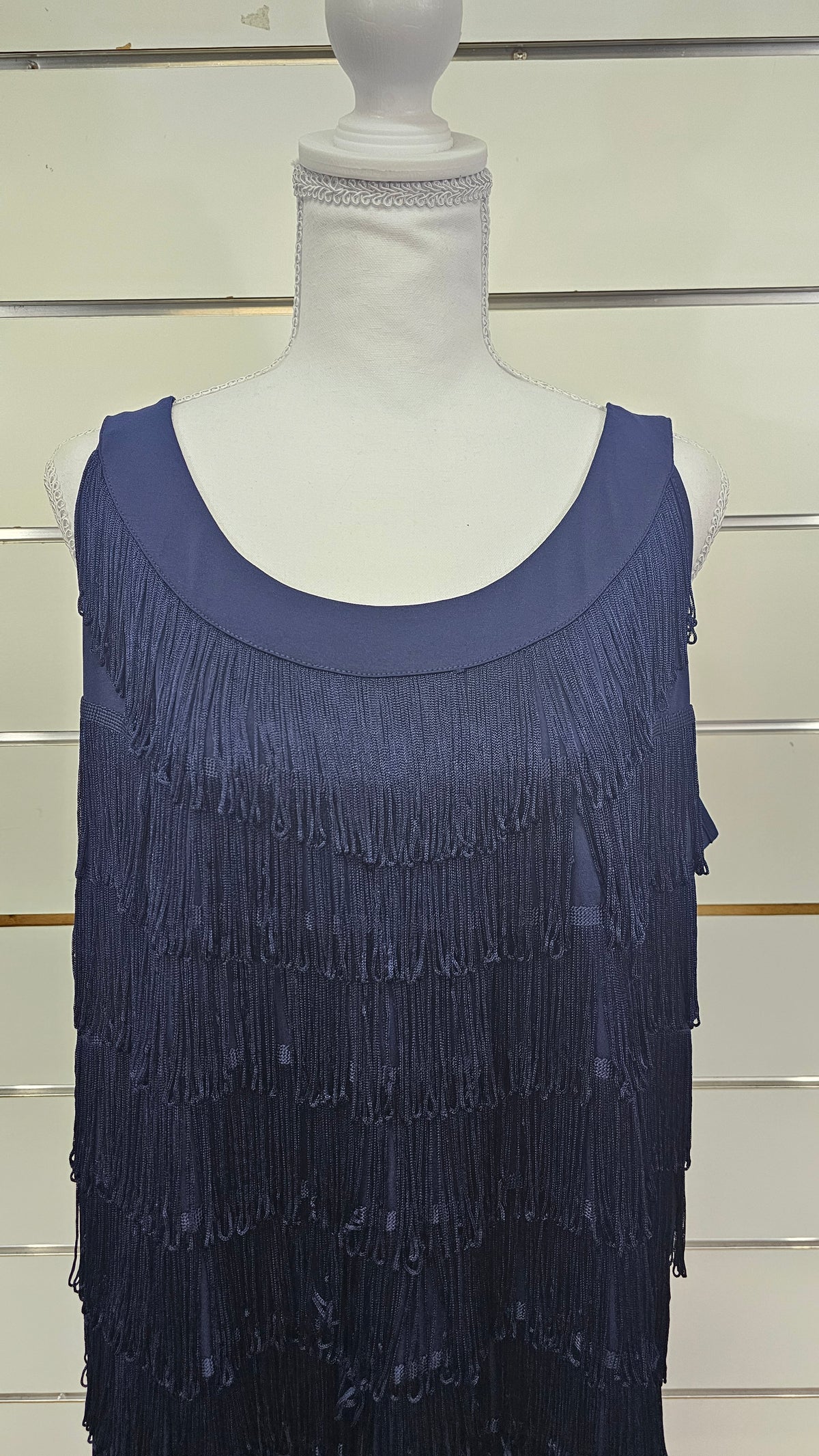 Together Navy Sleeveless French Mini Dress - 16
