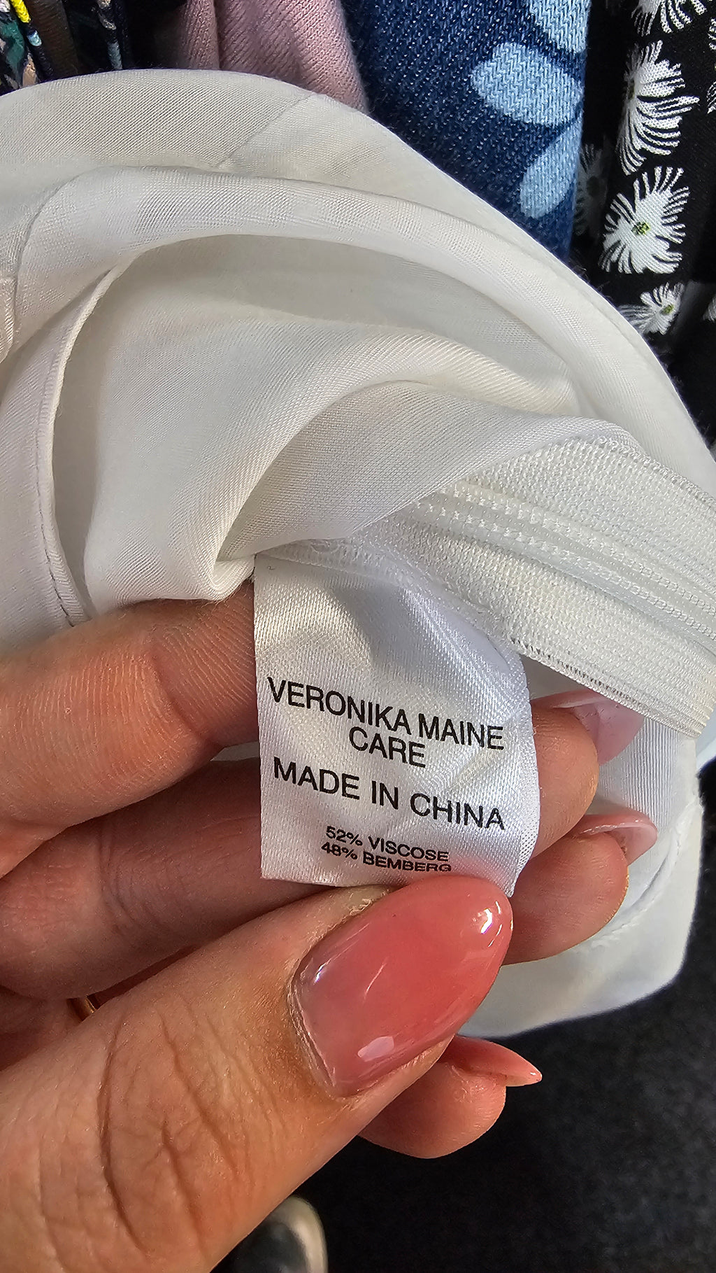 Veronika Maine White Sleeveless Top with Front Frill - 16