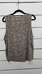 Animal-Print Sleeveless T-Shirt - 16