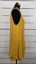 Virtuelle Yellow Layered Ruched Tunic - 16