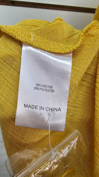 Virtuelle Yellow Layered Ruched Tunic - 16