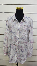 Just Jeans Pink Floral Long-Sleeve Shirt - 16