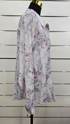 Just Jeans Pink Floral Long-Sleeve Shirt - 16