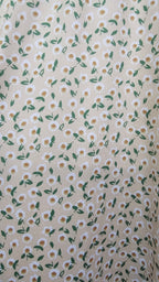 Mirrou Yellow Floral Maxi Flare Skirt - S